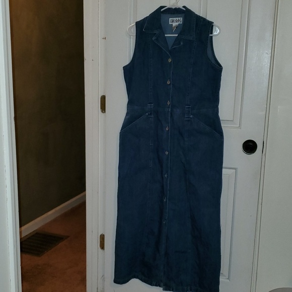 bill blass Dresses & Skirts - 💚 vintage blass button down Jean dress